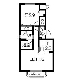 ファインディ西町 B-102