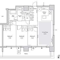 ザ・パークハビオ代々木 802