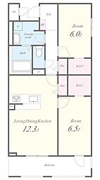 アルメノア西新 501