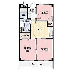 グレイスタウンMIWA　B棟 103