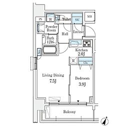 京町堀ビューアパートメント 401