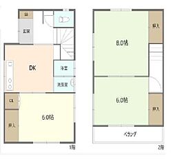 川口市東本郷戸建貸家 1