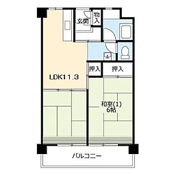 ＵＲ　泉南一丘団地　46棟 303