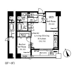 パークキューブ代々木富ヶ谷 704