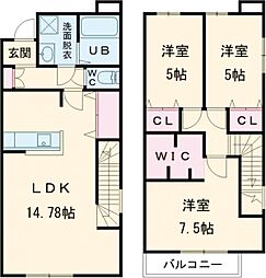仮称)大垣市横曽根3丁目連棟メゾネット 101