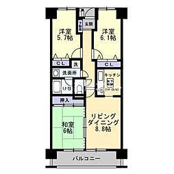ダイアパレス文理大南壱番館 1211