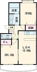ＷＥＳＴ　ＣＯＵＲＴ　Ｎ棟 203