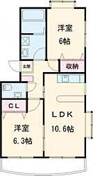 ＷＥＳＴ　ＣＯＵＲＴ　Ｎ棟 301