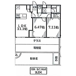 ウエストヒルズ 104