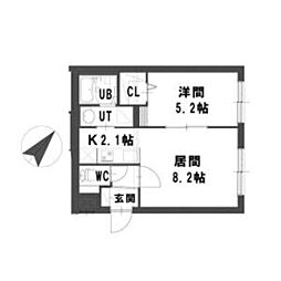 グランメール24軒1-2B 305