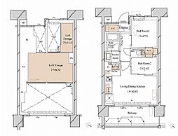 ブランシエスタ新丸子リバーフロ 1305