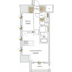 ザ・パークハビオ谷町六丁目クロス 501