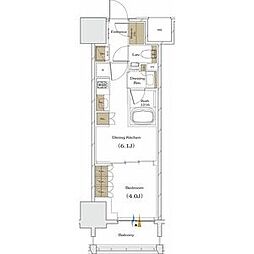 ザ・パークハビオ谷町六丁目クロス 703
