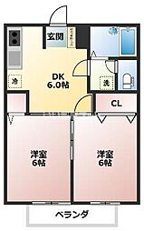 コーポラス曙Ｂ 202