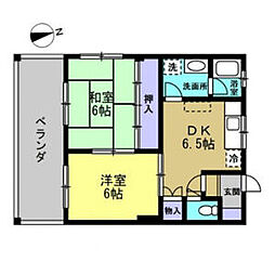 マンション杉 2A