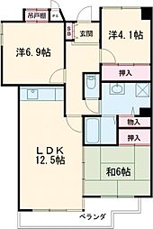 サニーヒル会瀬　2号棟 404