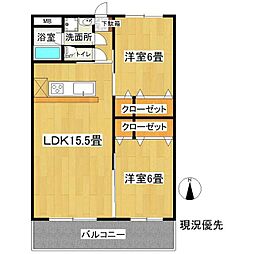 ピースタウン　メゾン・フルーブ 2B-