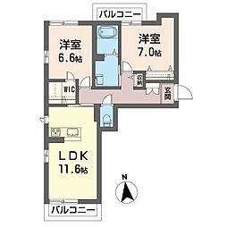シュエットメゾン弐番館 C201