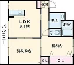メゾン・ソレアード山木戸 205
