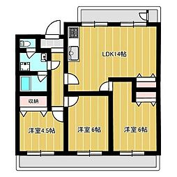 岡田団地12号棟 301