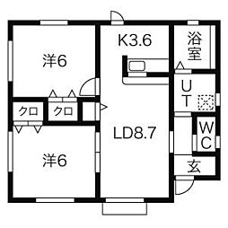 ルミエール(古川) D