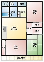 スカイハイツみさと 106