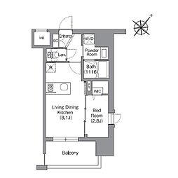 シーズンフラッツ渡辺通 801