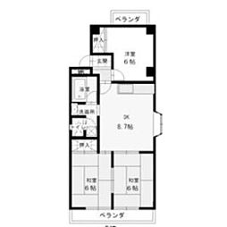 七反田ハイツA・B棟 B301