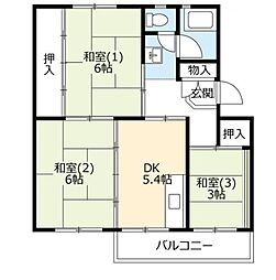 ＵＲ　泉南一丘団地　13棟 302