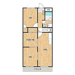 シャイン新西方 2D