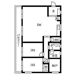 マンション杉 3A