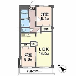 ブルースカイマンションII 1E