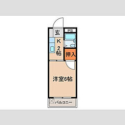 ツカタハイツ 206