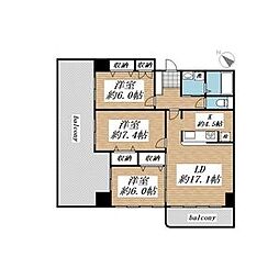 スカイタワー太賀 1101