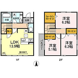 D-room下米野戸建賃貸 A棟 A