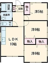 横越中央7丁目貸家A A