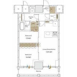 ザ・パークハビオ谷町六丁目クロス 1202