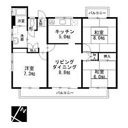 中部東山荘北棟 505