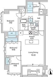 グリーンレジデンス赤坂 406