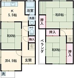 阪南市尾崎町　4DK 1