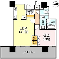 Ｄ’グラフォート　ザ・タワー郡山　1201号室 1201