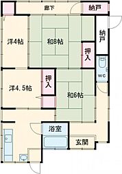 桐生市西久方町1丁目の一戸建て