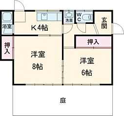 向山2丁目　平家貸家 1
