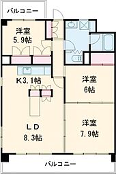 朝日プラザ加古川ヴィラージュ 401