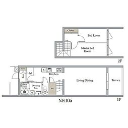 ベルメゾン中村橋ノース NE 105