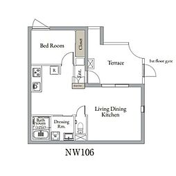 ベルメゾン中村橋ノース　NW 106