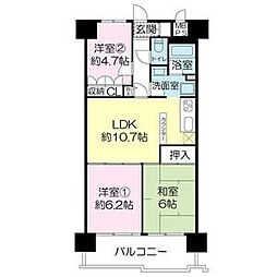 朝日プラザCITYウエストヒル神戸A棟 604