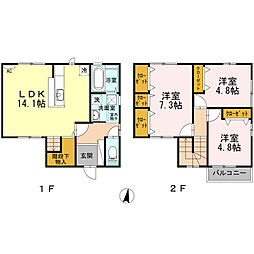 神道寺メゾネット 1