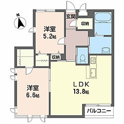 シャーメゾンガーデン福島　Ｂ棟 201