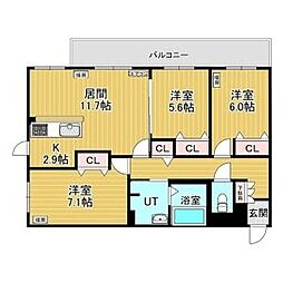 レジデンス白石中央I 503